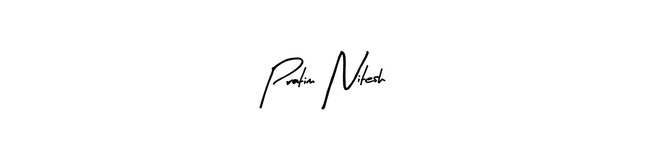 Use a signature maker to create a handwritten signature online. With this signature software, you can design (Arty Signature) your own signature for name Pratim Nitesh. Pratim Nitesh signature style 8 images and pictures png