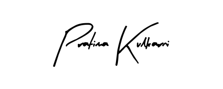 How to make Pratima Kulkarni name signature. Use Arty Signature style for creating short signs online. This is the latest handwritten sign. Pratima Kulkarni signature style 8 images and pictures png