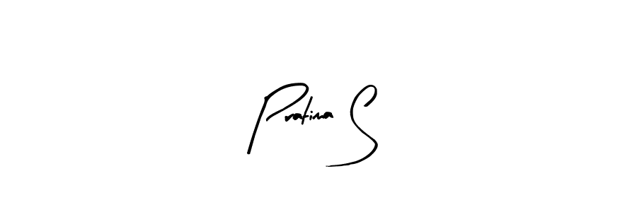How to make Pratima S name signature. Use Arty Signature style for creating short signs online. This is the latest handwritten sign. Pratima S signature style 8 images and pictures png
