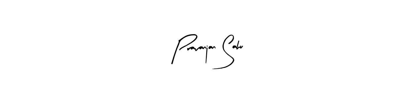 Create a beautiful signature design for name Pravanjan Sahu. With this signature (Arty Signature) fonts, you can make a handwritten signature for free. Pravanjan Sahu signature style 8 images and pictures png