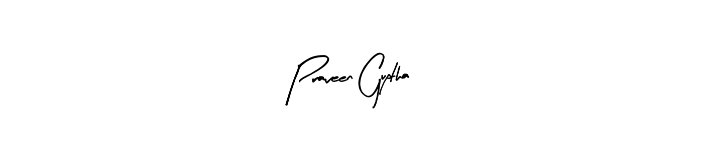 Here are the top 10 professional signature styles for the name Praveen Guptha. These are the best autograph styles you can use for your name. Praveen Guptha signature style 8 images and pictures png