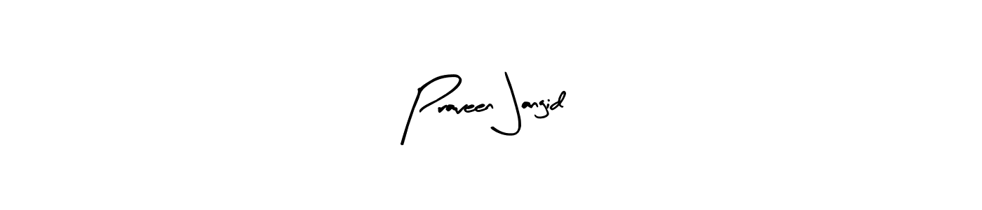 if you are searching for the best signature style for your name Praveen Jangid. so please give up your signature search. here we have designed multiple signature styles  using Arty Signature. Praveen Jangid signature style 8 images and pictures png