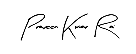 Arty Signature is a professional signature style that is perfect for those who want to add a touch of class to their signature. Get Praveen Kumar Rai name fancy signature for free. Praveen Kumar Rai signature style 8 images and pictures png