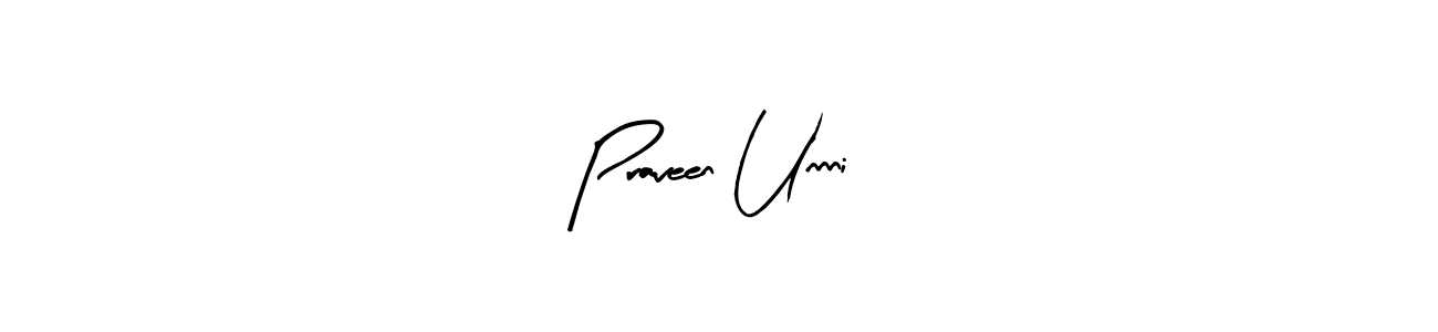 How to make Praveen Unnni signature? Arty Signature is a professional autograph style. Create handwritten signature for Praveen Unnni name. Praveen Unnni signature style 8 images and pictures png