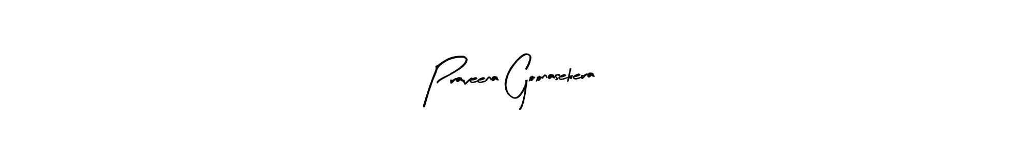 Use a signature maker to create a handwritten signature online. With this signature software, you can design (Arty Signature) your own signature for name Praveena Goonasekera. Praveena Goonasekera signature style 8 images and pictures png