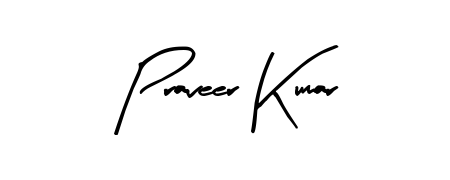 Looking for an artistic signature for Praveer Kumar? The Arty Signature calligraphy style gives a sophisticated flow suitable for business cards and emails. Praveer Kumar signature style 8 images and pictures png