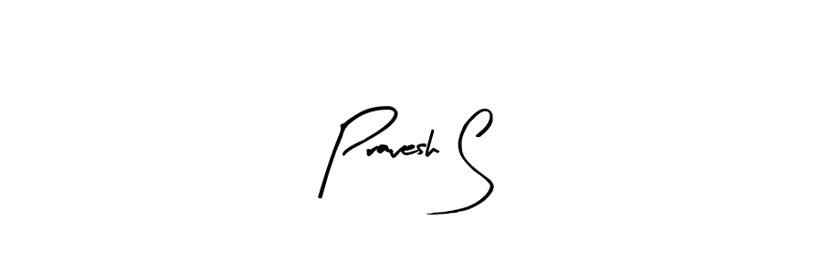 How to Draw Pravesh S signature style? Arty Signature is a latest design signature styles for name Pravesh S. Pravesh S signature style 8 images and pictures png