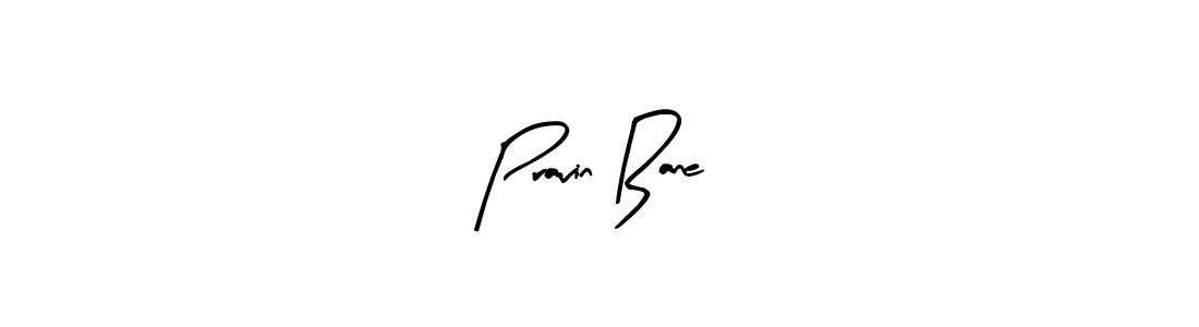 Pravin Bane stylish signature style. Best Handwritten Sign (Arty Signature) for my name. Handwritten Signature Collection Ideas for my name Pravin Bane. Pravin Bane signature style 8 images and pictures png