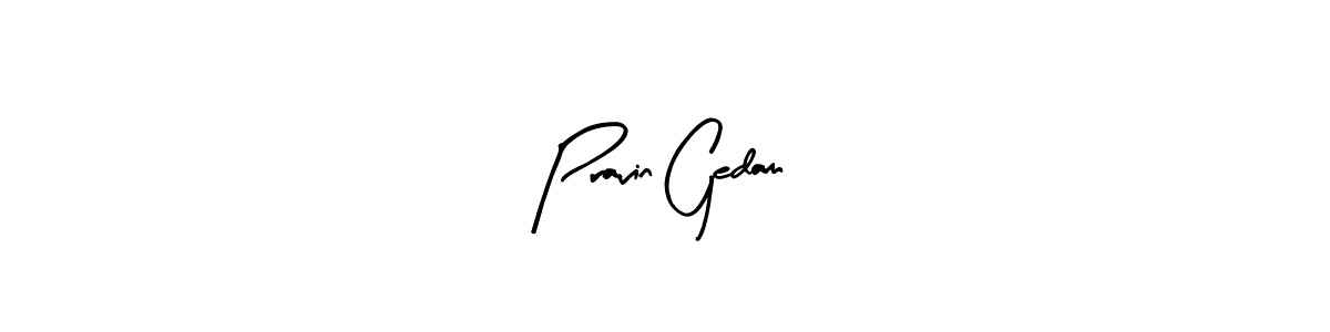 if you are searching for the best signature style for your name Pravin Gedam. so please give up your signature search. here we have designed multiple signature styles  using Arty Signature. Pravin Gedam signature style 8 images and pictures png
