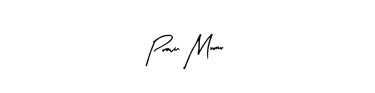 How to make Pravin Murmu name signature. Use Arty Signature style for creating short signs online. This is the latest handwritten sign. Pravin Murmu signature style 8 images and pictures png