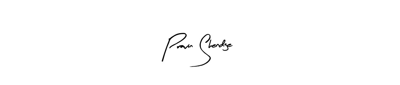 You should practise on your own different ways (Arty Signature) to write your name (Pravin Shendge) in signature. don't let someone else do it for you. Pravin Shendge signature style 8 images and pictures png