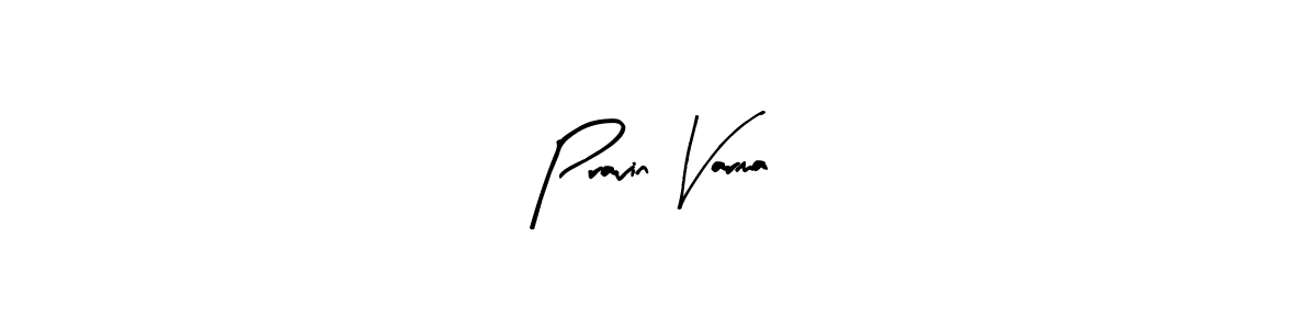 Make a beautiful signature design for name Pravin Varma. Use this online signature maker to create a handwritten signature for free. Pravin Varma signature style 8 images and pictures png