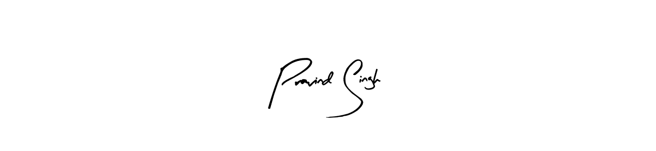 Arty Signature is a professional signature style that is perfect for those who want to add a touch of class to their signature. It is also a great choice for those who want to make their signature more unique. Get Pravind Singh name to fancy signature for free. Pravind Singh signature style 8 images and pictures png
