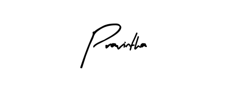 How to make Pravintha name signature. Use Arty Signature style for creating short signs online. This is the latest handwritten sign. Pravintha signature style 8 images and pictures png