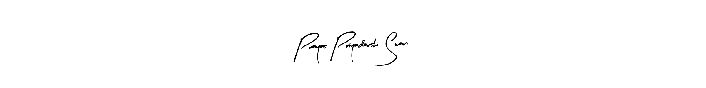 Arty Signature is a professional signature style that is perfect for those who want to add a touch of class to their signature. It is also a great choice for those who want to make their signature more unique. Get Prayas Priyadarshi Swain name to fancy signature for free. Prayas Priyadarshi Swain signature style 8 images and pictures png