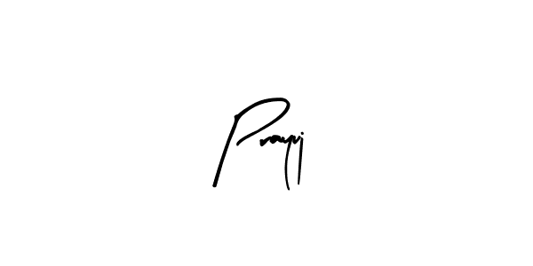 Prayuj stylish signature style. Best Handwritten Sign (Arty Signature) for my name. Handwritten Signature Collection Ideas for my name Prayuj. Prayuj signature style 8 images and pictures png