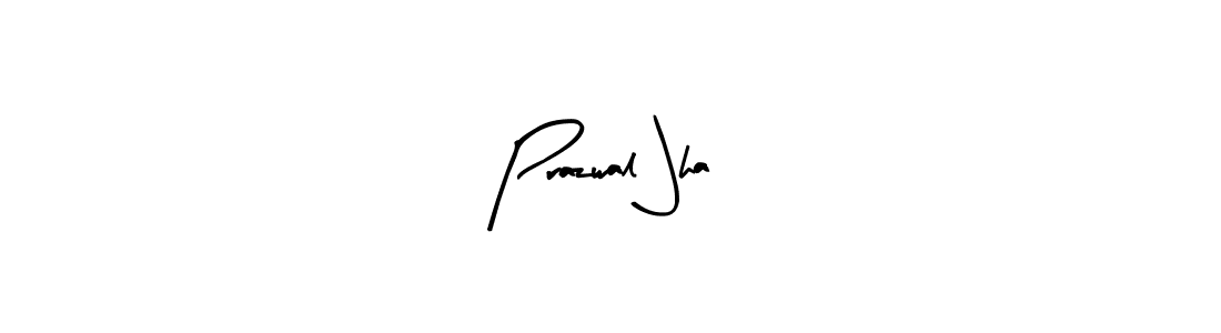 Use a signature maker to create a handwritten signature online. With this signature software, you can design (Arty Signature) your own signature for name Prazwal Jha. Prazwal Jha signature style 8 images and pictures png