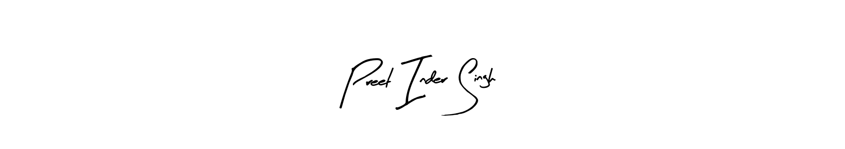 Preet Inder Singh stylish signature style. Best Handwritten Sign (Arty Signature) for my name. Handwritten Signature Collection Ideas for my name Preet Inder Singh. Preet Inder Singh signature style 8 images and pictures png