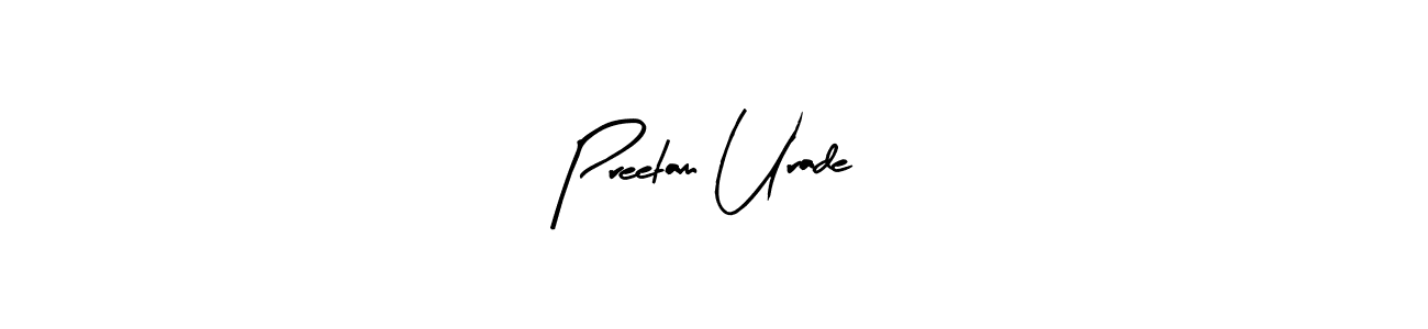 Preetam Urade stylish signature style. Best Handwritten Sign (Arty Signature) for my name. Handwritten Signature Collection Ideas for my name Preetam Urade. Preetam Urade signature style 8 images and pictures png