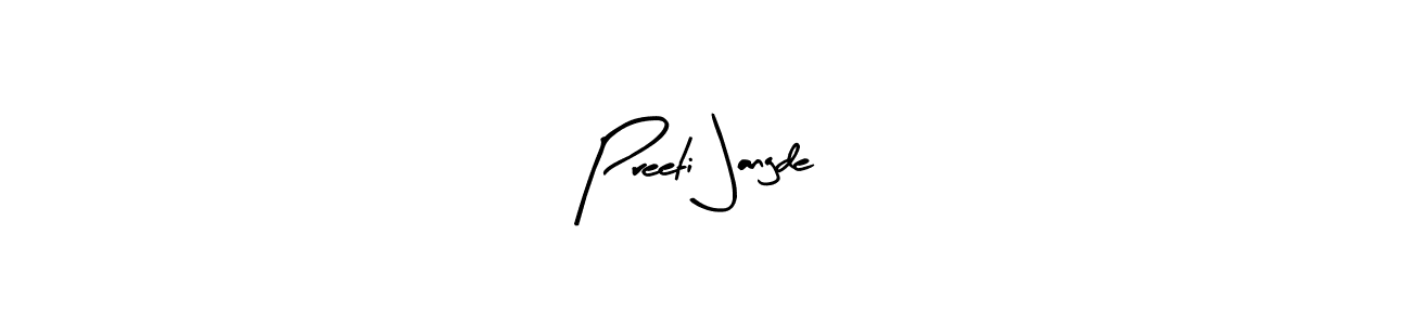 Create a beautiful signature design for name Preeti Jangde. With this signature (Arty Signature) fonts, you can make a handwritten signature for free. Preeti Jangde signature style 8 images and pictures png