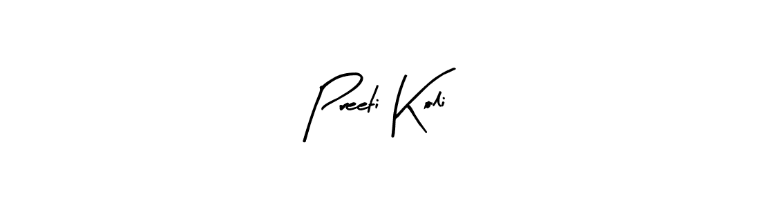 Once you've used our free online signature maker to create your best signature Arty Signature style, it's time to enjoy all of the benefits that Preeti Koli name signing documents. Preeti Koli signature style 8 images and pictures png