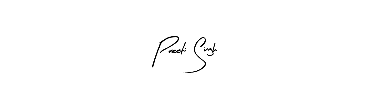Make a beautiful signature design for name Preeti Singh. With this signature (Arty Signature) style, you can create a handwritten signature for free. Preeti Singh signature style 8 images and pictures png