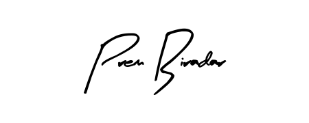 Explore multiple handwriting variations for Prem Biradar including this stunning Arty Signature design. Free to use across all platforms. Prem Biradar signature style 8 images and pictures png