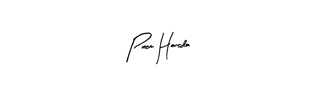 Similarly Arty Signature is the best handwritten signature design. Signature creator online .You can use it as an online autograph creator for name Prem Hansda. Prem Hansda signature style 8 images and pictures png