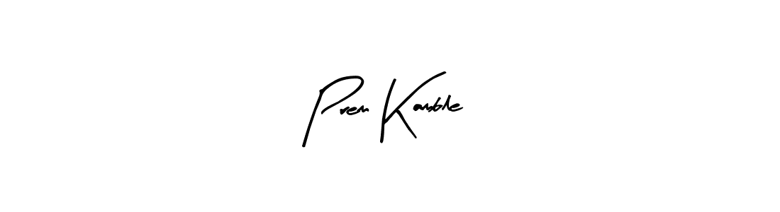 The best way (Arty Signature) to make a short signature is to pick only two or three words in your name. The name Prem Kamble include a total of six letters. For converting this name. Prem Kamble signature style 8 images and pictures png
