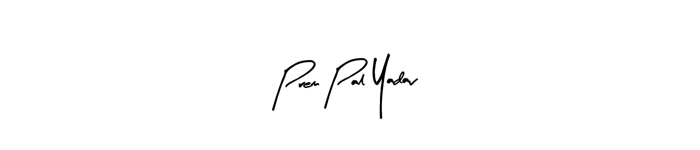 How to make Prem Pal Yadav name signature. Use Arty Signature style for creating short signs online. This is the latest handwritten sign. Prem Pal Yadav signature style 8 images and pictures png