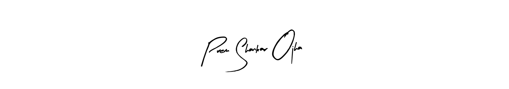 Arty Signature is a professional signature style that is perfect for those who want to add a touch of class to their signature. It is also a great choice for those who want to make their signature more unique. Get Prem Shankar Ojha name to fancy signature for free. Prem Shankar Ojha signature style 8 images and pictures png