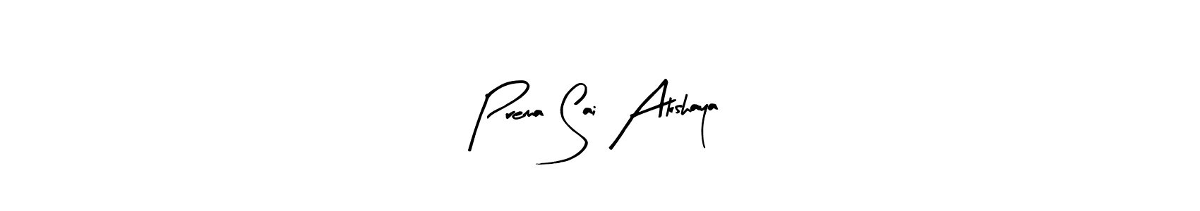 Make a beautiful signature design for name Prema Sai Akshaya. With this signature (Arty Signature) style, you can create a handwritten signature for free. Prema Sai Akshaya signature style 8 images and pictures png