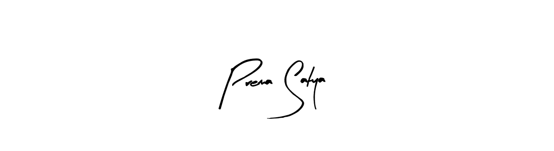 How to make Prema Satya name signature. Use Arty Signature style for creating short signs online. This is the latest handwritten sign. Prema Satya signature style 8 images and pictures png