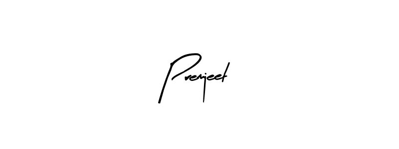 The best way (Arty Signature) to make a short signature is to pick only two or three words in your name. The name Premjeet include a total of six letters. For converting this name. Premjeet signature style 8 images and pictures png