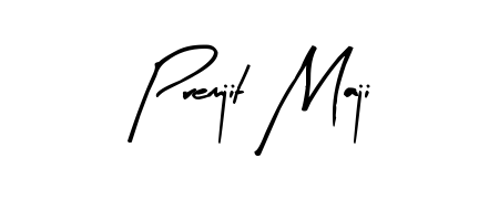 Get inspired by this graceful Arty Signature signature style for name Premjit Maji. Smooth loops and balanced proportions for everyday use. Premjit Maji signature style 8 images and pictures png