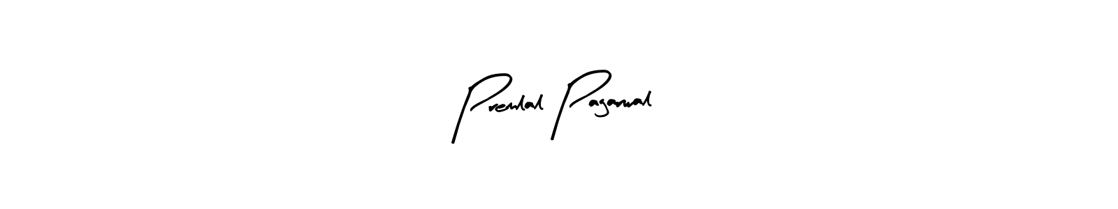 Create a beautiful signature design for name Premlal Pagarwal. With this signature (Arty Signature) fonts, you can make a handwritten signature for free. Premlal Pagarwal signature style 8 images and pictures png