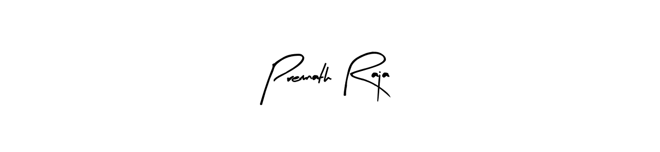 The best way (Arty Signature) to make a short signature is to pick only two or three words in your name. The name Premnath Raja include a total of six letters. For converting this name. Premnath Raja signature style 8 images and pictures png