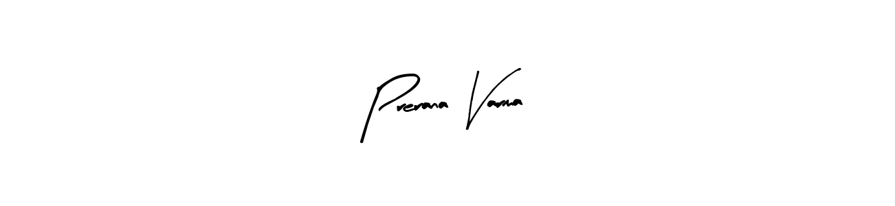 Make a beautiful signature design for name Prerana Varma. Use this online signature maker to create a handwritten signature for free. Prerana Varma signature style 8 images and pictures png