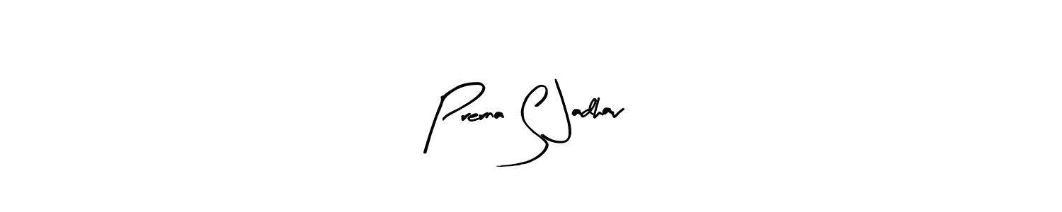 if you are searching for the best signature style for your name Prerna S Jadhav. so please give up your signature search. here we have designed multiple signature styles  using Arty Signature. Prerna S Jadhav signature style 8 images and pictures png