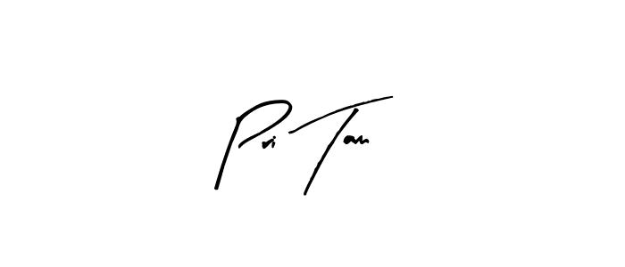 How to make Pri Tam signature? Arty Signature is a professional autograph style. Create handwritten signature for Pri Tam name. Pri Tam signature style 8 images and pictures png