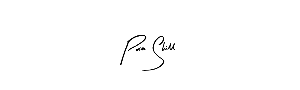 Also we have Pria Shill name is the best signature style. Create professional handwritten signature collection using Arty Signature autograph style. Pria Shill signature style 8 images and pictures png