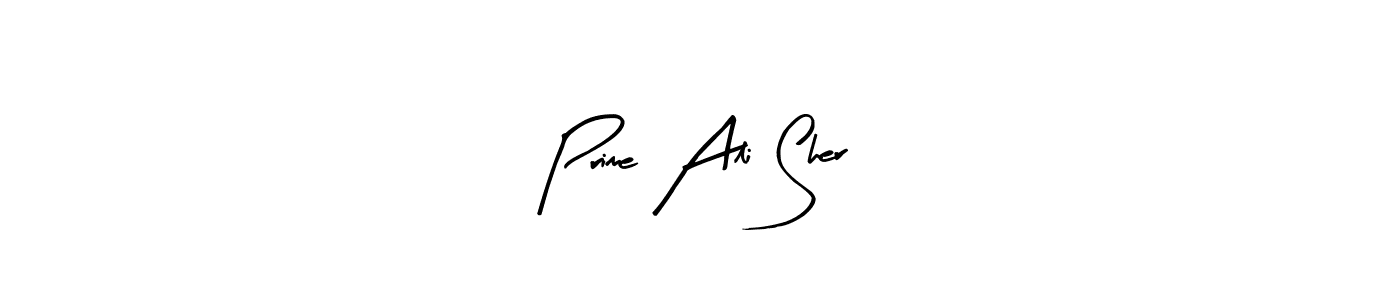 You can use this online signature creator to create a handwritten signature for the name Prime Ali Sher. This is the best online autograph maker. Prime Ali Sher signature style 8 images and pictures png