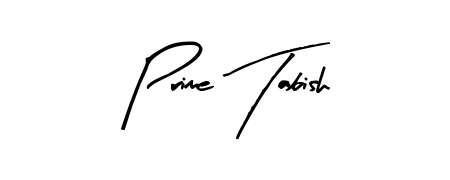 Design your own signature with our free online signature maker. With this signature software, you can create a handwritten (Arty Signature) signature for name Prime Tabish. Prime Tabish signature style 8 images and pictures png