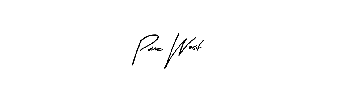 Prime Wasif stylish signature style. Best Handwritten Sign (Arty Signature) for my name. Handwritten Signature Collection Ideas for my name Prime Wasif. Prime Wasif signature style 8 images and pictures png