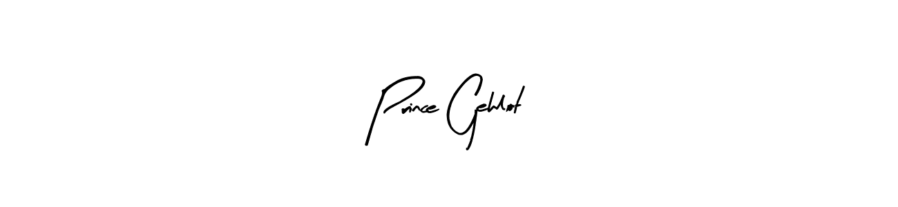 Use a signature maker to create a handwritten signature online. With this signature software, you can design (Arty Signature) your own signature for name Prince Gehlot. Prince Gehlot signature style 8 images and pictures png