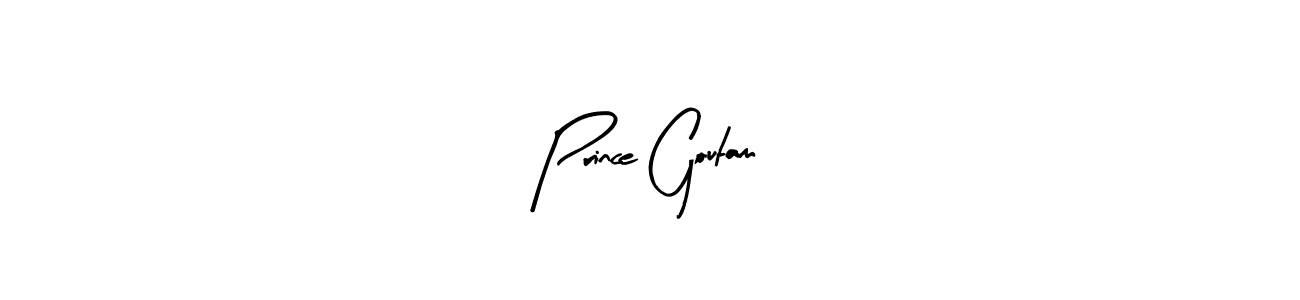 Prince Goutam stylish signature style. Best Handwritten Sign (Arty Signature) for my name. Handwritten Signature Collection Ideas for my name Prince Goutam. Prince Goutam signature style 8 images and pictures png