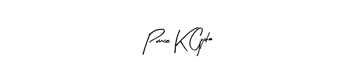 You should practise on your own different ways (Arty Signature) to write your name (Prince K Gupta) in signature. don't let someone else do it for you. Prince K Gupta signature style 8 images and pictures png