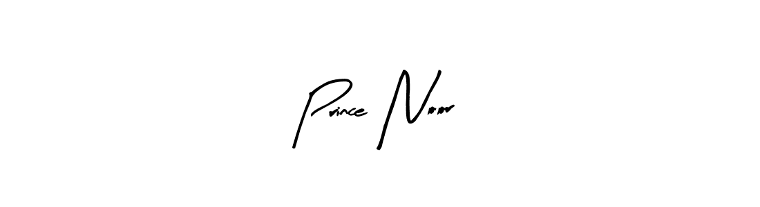 Use a signature maker to create a handwritten signature online. With this signature software, you can design (Arty Signature) your own signature for name Prince Noor. Prince Noor signature style 8 images and pictures png