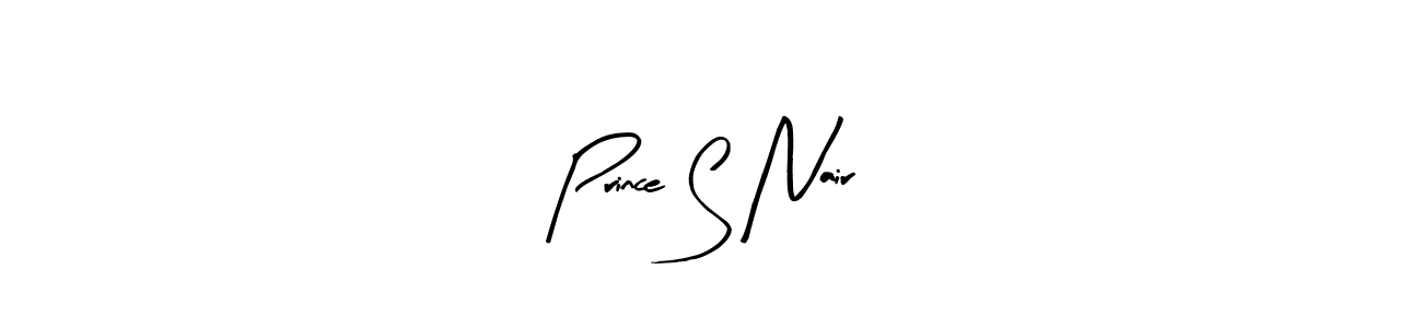Create a beautiful signature design for name Prince S Nair. With this signature (Arty Signature) fonts, you can make a handwritten signature for free. Prince S Nair signature style 8 images and pictures png