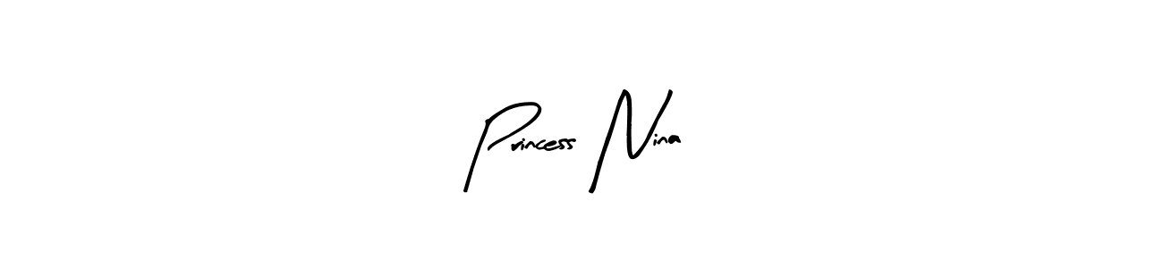 if you are searching for the best signature style for your name Princess Nina. so please give up your signature search. here we have designed multiple signature styles  using Arty Signature. Princess Nina signature style 8 images and pictures png